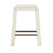 Arteriors - FSI13 - Counter Stool - Cowan - White/Antique Brass