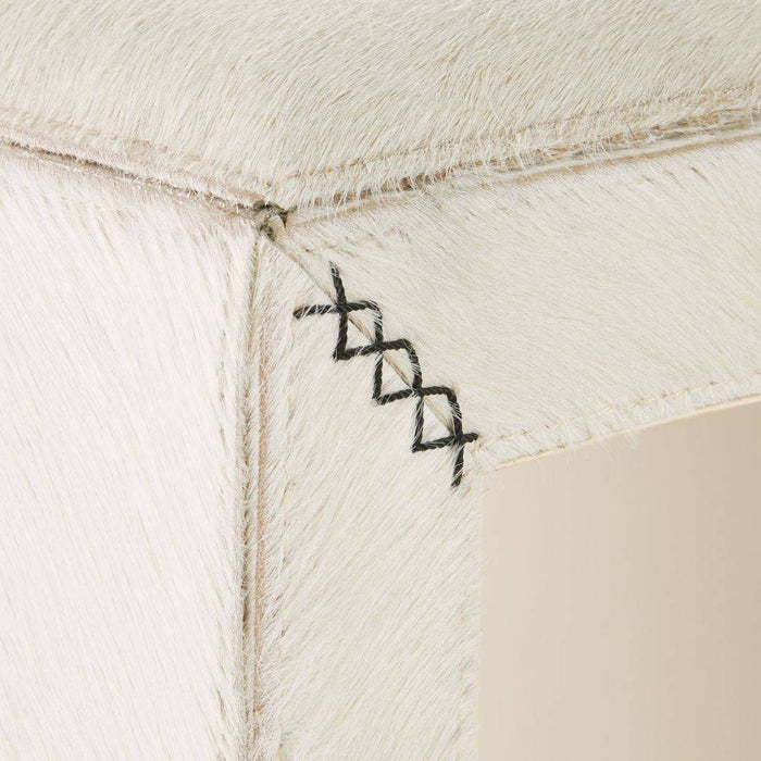 Arteriors - FSI13 - Counter Stool - Cowan - White/Antique Brass