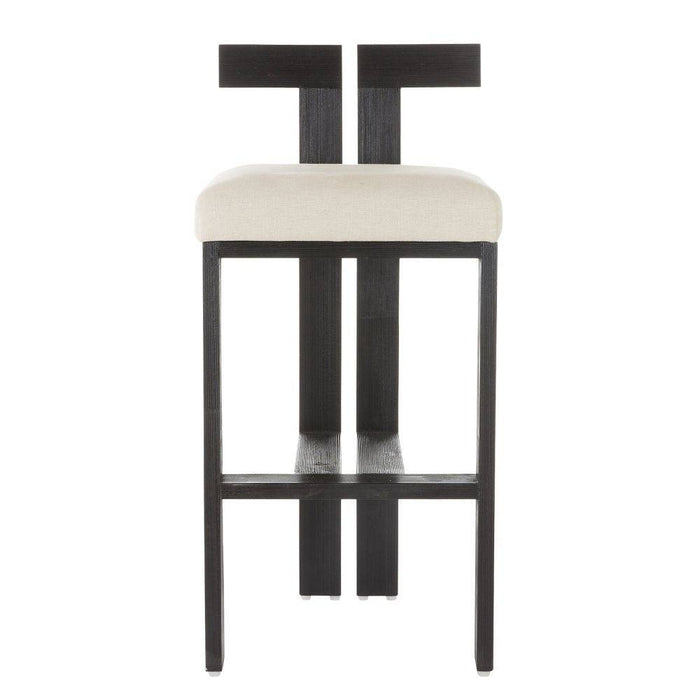 Arteriors - FSI14 - Bar Stool - Enola - Natural/Ebony/Antique Brass