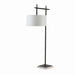 Arteriors - PFI10-SH053 - One Light Floor Lamp - Eileen - Blackened Iron/White/Off-White/Off-White