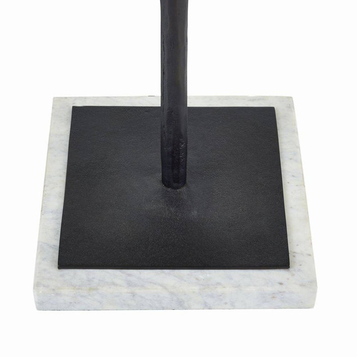 Arteriors - PFI10-SH053 - One Light Floor Lamp - Eileen - Blackened Iron/White/Off-White/Off-White