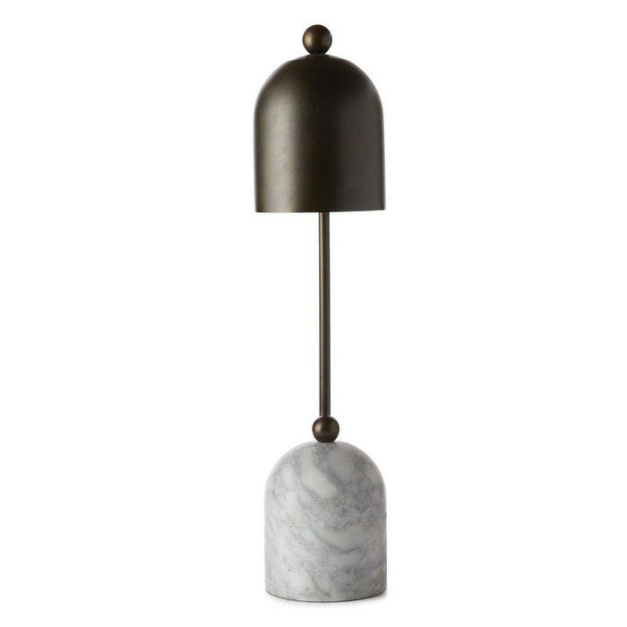 Arteriors - PTC34 - One Light Desk Lamp - Daley - English Bronze/Gray Flower