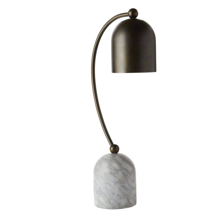 Arteriors - PTC34 - One Light Desk Lamp - Daley - English Bronze/Gray Flower
