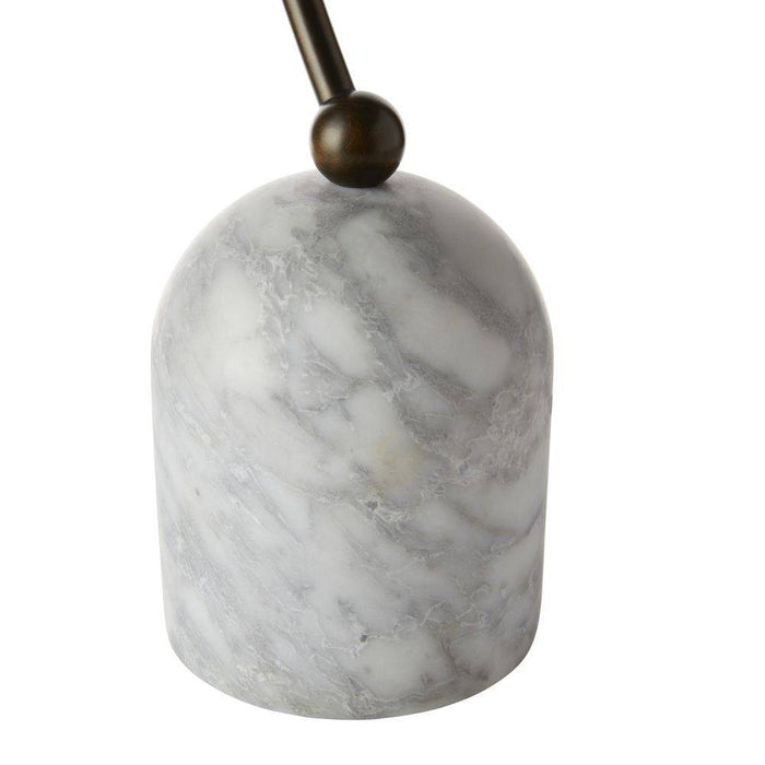 Arteriors - PTC34 - One Light Desk Lamp - Daley - English Bronze/Gray Flower