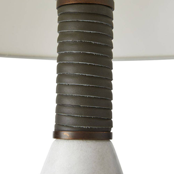 Arteriors - PTC38-SH039 - One Light Table Lamp - Everly - White/Graphite/Heritage Brass/Ivory