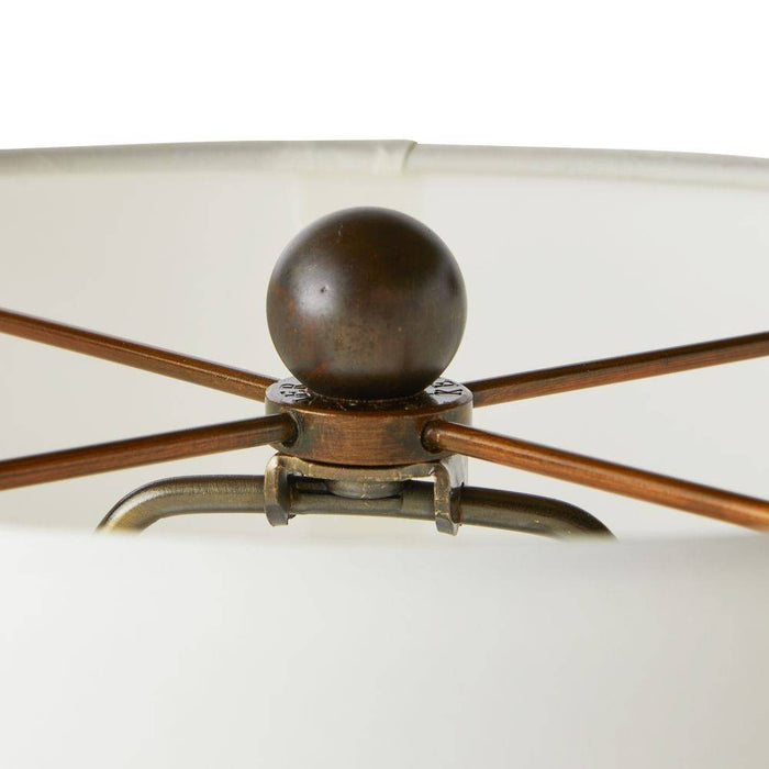 Arteriors - PTC38-SH039 - One Light Table Lamp - Everly - White/Graphite/Heritage Brass/Ivory