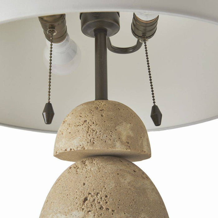 Arteriors - PTC43-229 - Two Light Table Lamp - Comal - Sand/Bronze/Bronze/Off-White/Off-White