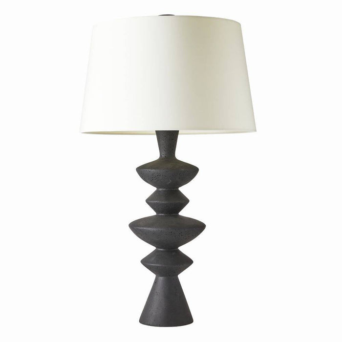 Arteriors - PTC44-152 - One Light Table Lamp - Jillian - Charcoal/Antique Brass/Ivory/Ivory
