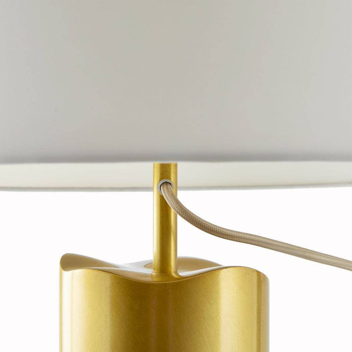 Arteriors - PTC46-SH049 - One Light Table Lamp - Equinox - Clear/Antique Brass/Off-White/Off-White
