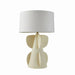 Arteriors - PTE08-486 - One Light Table Lamp - Cactus - Antique Brass/White/White