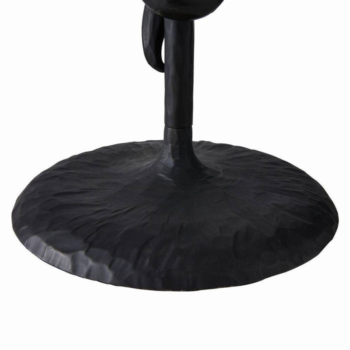 Arteriors - PTI14-SH042 - One Light Table Lamp - Dutton - Blackened Iron/White/White