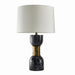 Arteriors - PTI15-229 - One Light Table Lamp - Dalton - Black/Antique Brass/Off-White/Off-White