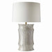 Arteriors - PTS13-SH037 - One Light Table Lamp - Destin - Moon Storm/Antique Brass/Off-White/Off-White
