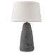 Arteriors - PTS16-829 - One Light Table Lamp - Django - Matte Charcoal/Antique Brass/Off-White/Off-White