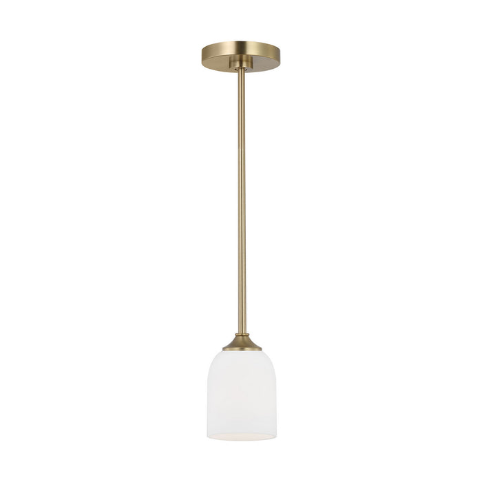Generation Lighting - GLP1021EN3/SB - One Light Mini Pendant - Emile - Satin Bronze