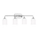 Generation Lighting - GLV1024EN3/CH - Four Light Vanity - Emile - Chrome