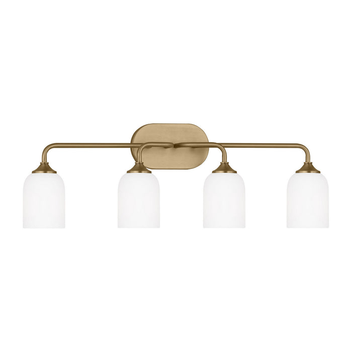Generation Lighting - GLV1024EN3/SB - Four Light Vanity - Emile - Satin Bronze