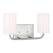 Generation Lighting - GLV1002EN3/BS - Two Light Vanity - Rhett - Brushed Steel