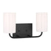 Generation Lighting - GLV1002EN3/MBK - Two Light Vanity - Rhett - Midnight Black
