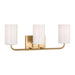 Generation Lighting - GLV1003EN3/SB - Three Light Vanity - Rhett - Satin Bronze