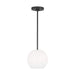 Generation Lighting - GLP1011EN3/MBK - One Light Mini Pendant - Rory - Midnight Black