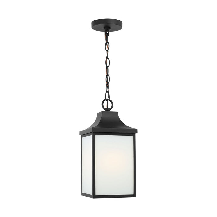 Generation Lighting - GLO1041EN3/TXB - One Light Pendant - Saybrook - Textured Black