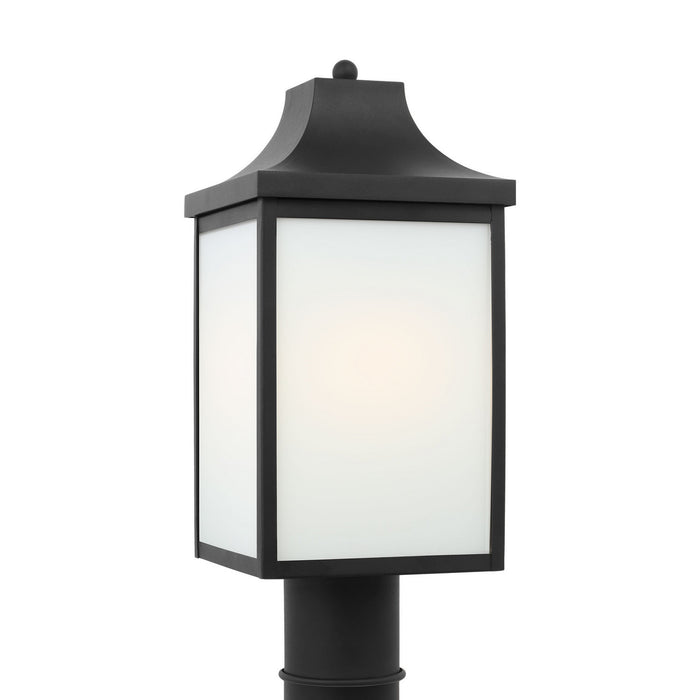 Generation Lighting - GLO1051EN3/TXB - One Light Post Lantern - Saybrook - Textured Black