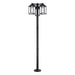 Livex Lighting - 20597-04 - Three Head Outdoor Post Light - Nyack - Black with Brushed Nickel