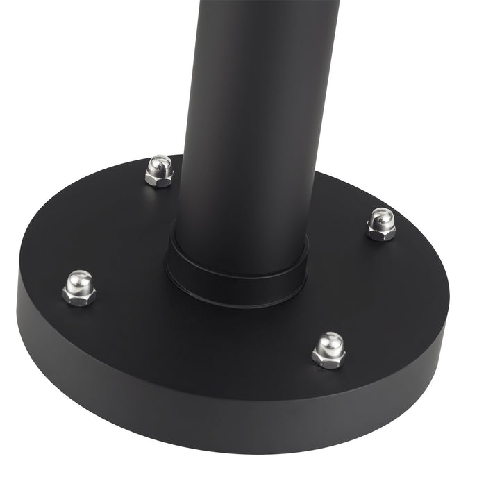 Livex Lighting - 20597-04 - Three Head Outdoor Post Light - Nyack - Black with Brushed Nickel
