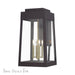 Livex Lighting - 20861-07 - Four Light Outdoor Wall Lantern - Oslo - Bronze with Antique Brass