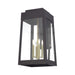 Livex Lighting - 20861-07 - Four Light Outdoor Wall Lantern - Oslo - Bronze with Antique Brass