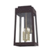 Livex Lighting - 20861-07 - Four Light Outdoor Wall Lantern - Oslo - Bronze with Antique Brass