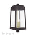 Livex Lighting - 20862-07 - Four Light Outdoor Post Top Lantern - Oslo - Bronze with Antique Brass