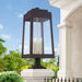 Livex Lighting - 20862-07 - Four Light Outdoor Post Top Lantern - Oslo - Bronze with Antique Brass