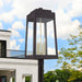 Livex Lighting - 20862-07 - Four Light Outdoor Post Top Lantern - Oslo - Bronze with Antique Brass
