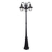 Livex Lighting - 21543-04 - Three Head Outdoor Post Light - Monterey - Black