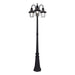 Livex Lighting - 21543-04 - Three Head Outdoor Post Light - Monterey - Black