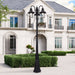 Livex Lighting - 21543-04 - Three Head Outdoor Post Light - Monterey - Black