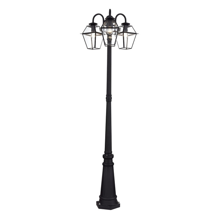 Livex Lighting - 21863-04 - Three Head Outdoor Post Light - Westover - Black