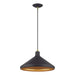 Livex Lighting - 41179-07 - One Light Pendant - Geneva - Bronze with Antique Brass