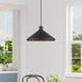 Livex Lighting - 41179-07 - One Light Pendant - Geneva - Bronze with Antique Brass