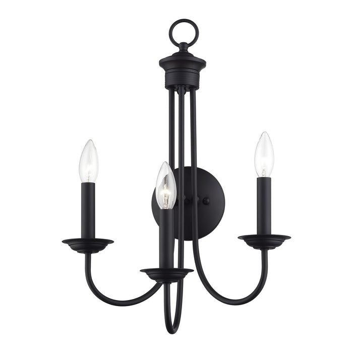 Livex Lighting - 42673-04 - Three Light Wall Sconce - Estate - Black