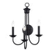 Livex Lighting - 42673-04 - Three Light Wall Sconce - Estate - Black