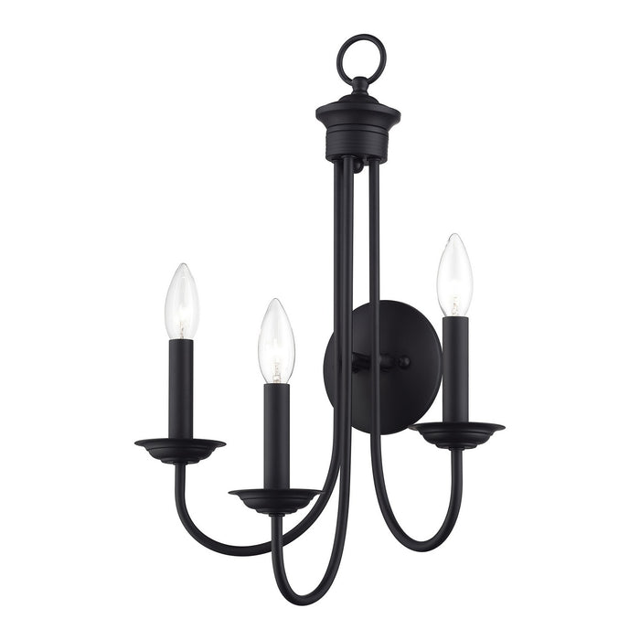 Livex Lighting - 42673-04 - Three Light Wall Sconce - Estate - Black
