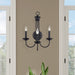 Livex Lighting - 42673-04 - Three Light Wall Sconce - Estate - Black