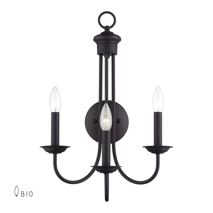 Livex Lighting - 42673-07 - Three Light Wall Sconce - Estate - Bronze