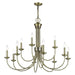 Livex Lighting - 42680-01 - 12 Light Chandelier - Estate - Antique Brass