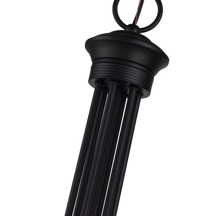 Livex Lighting - 42680-04 - 12 Light Chandelier - Estate - Black