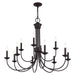 Livex Lighting - 42680-07 - 12 Light Chandelier - Estate - Bronze