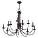 Livex Lighting - 42680-07 - 12 Light Chandelier - Estate - Bronze